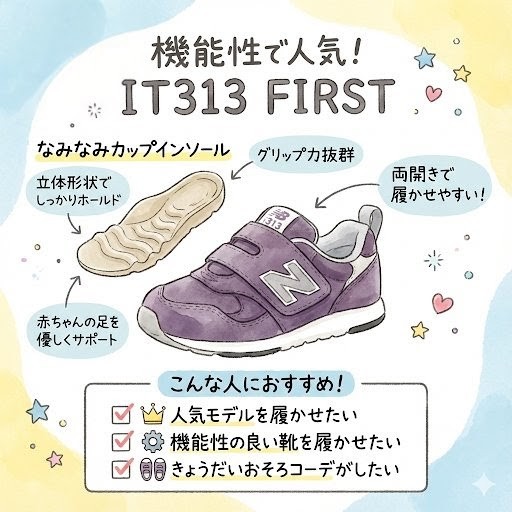 IT313 FIRSTは機能性で人気
