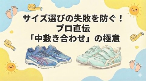 サイズ選びの失敗を防ぐ！プロ直伝「中敷き合わせ」の極意