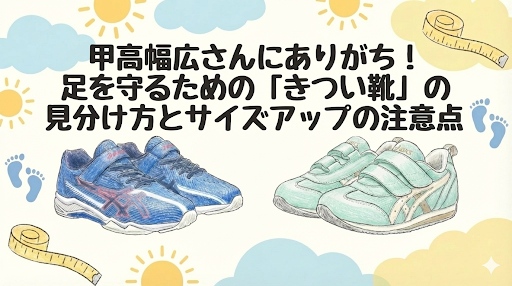 甲高幅広さんにありがち！足を守るための「きつい靴」の見分け方とサイズアップの注意点