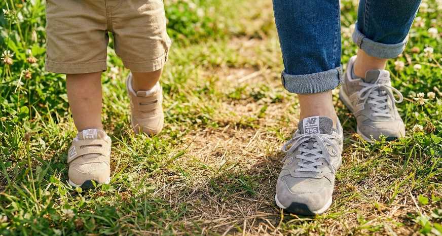 ニューバランス996の親子お揃いコーディネート