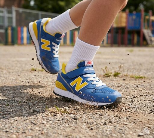 ニューバランス996を履く子ども