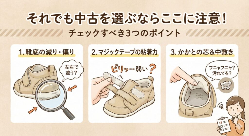 それでも中古を選ぶならここに注意!チェックすべき3つのポイント