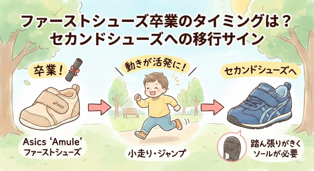 ファーストシューズ卒業のタイミングは?セカンドシューズへの移行サイン