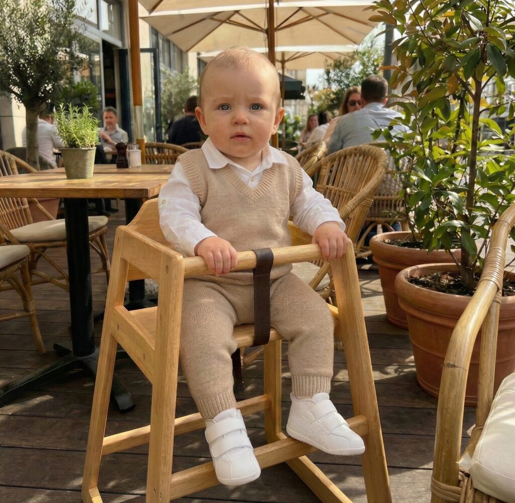 アミュレファーストを子供が履いている様子