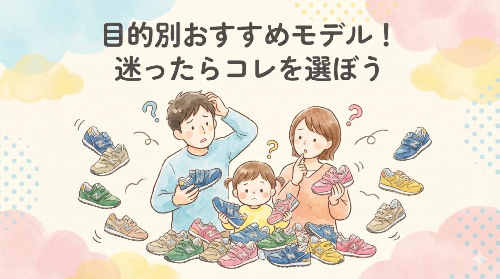 迷ったらコレ!目的別に選ぶニューバランス キッズ(996/313/373)