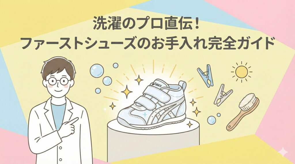 洗濯のプロ直伝!ファーストシューズのお手入れ完全ガイド