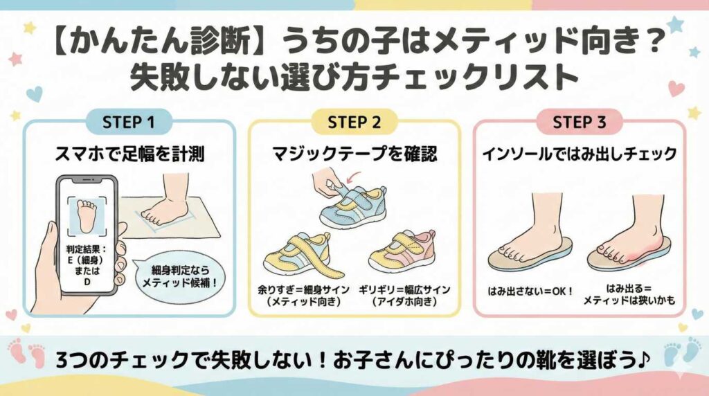 【かんたん診断】うちの子はメティッド向き？失敗しない選び方チェックリスト