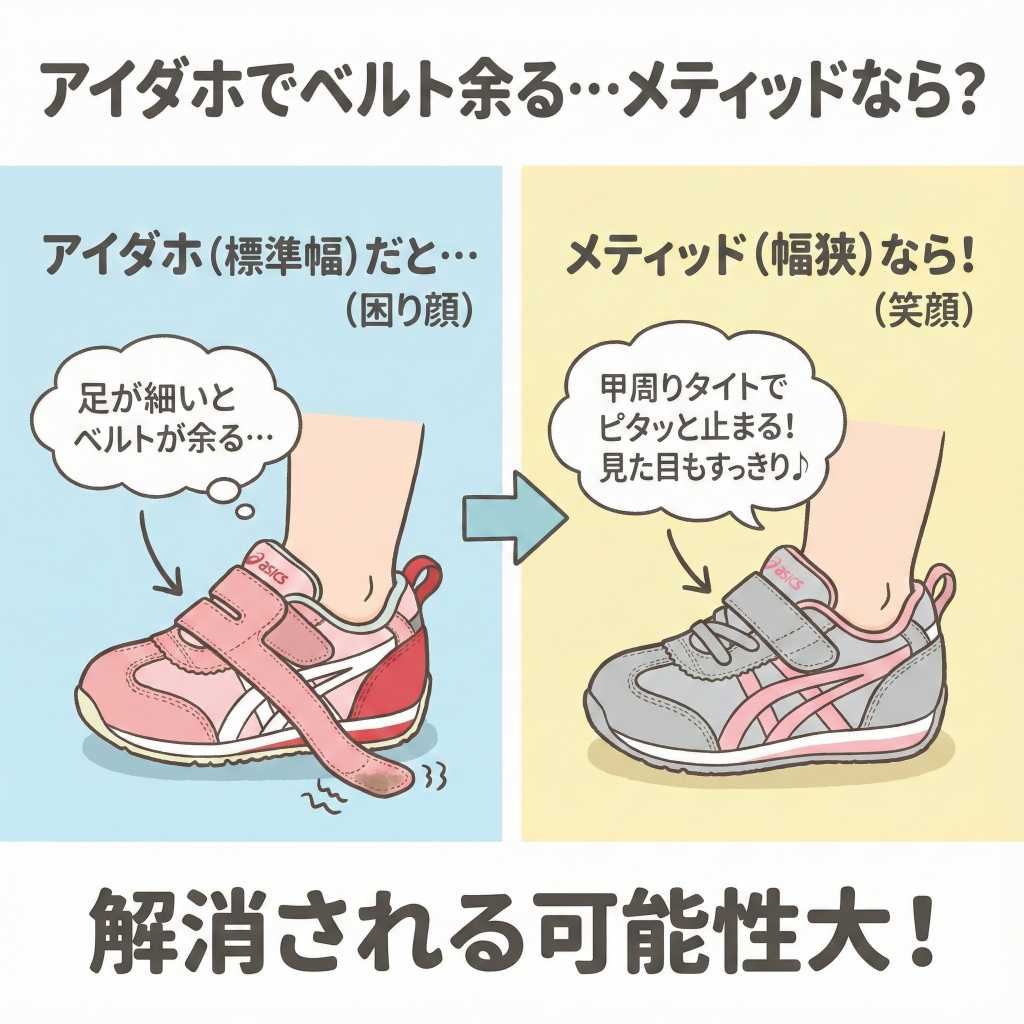 メティッドのベルトが余る場合はアイダホが合う可能性が高い