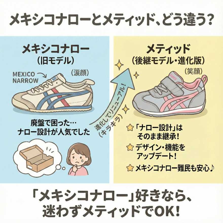 メティッドはメキシコナローの後継