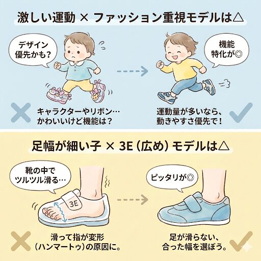 「選んではいけない」ムーンスターのモデル