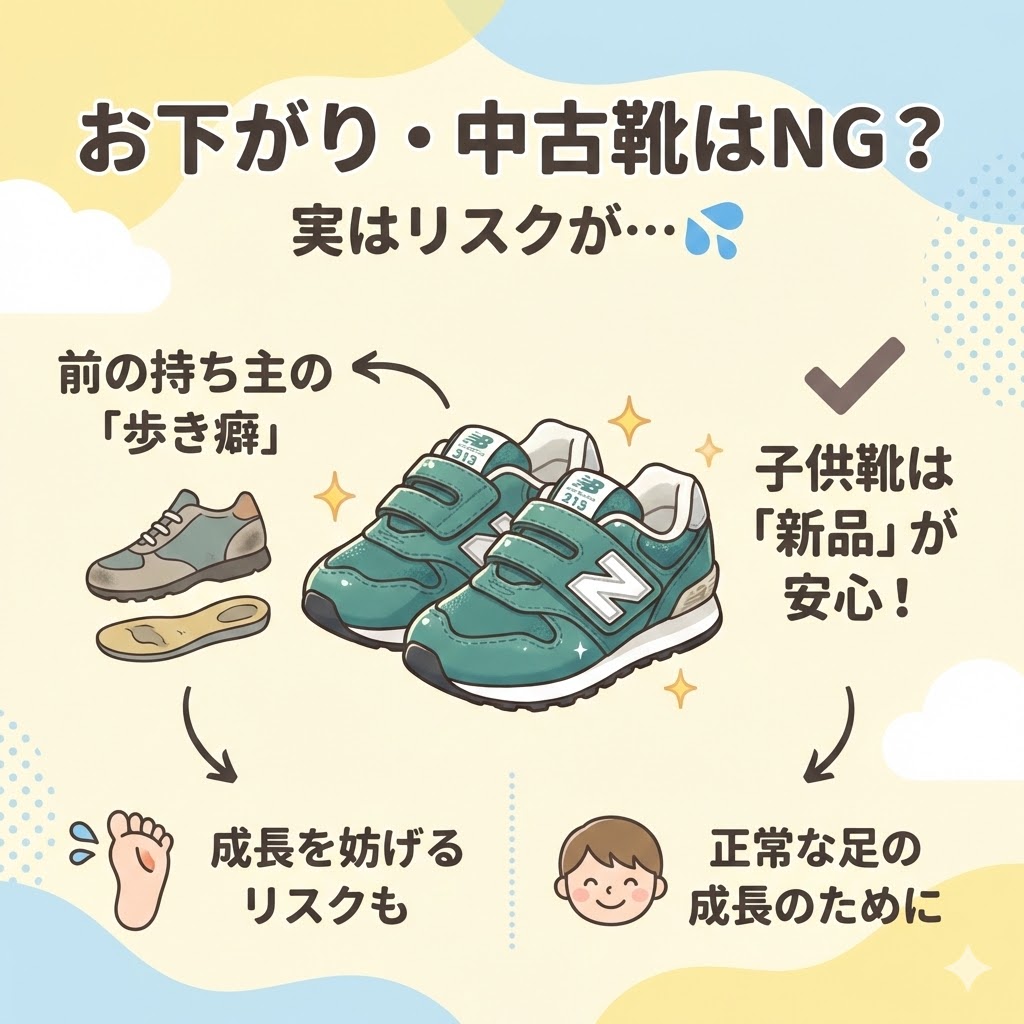 「お下がり」や「メルカリの中古」はおすすめしません