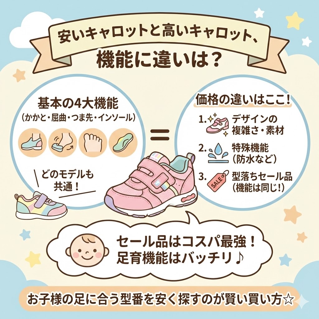 価格の違いは主に「デザインの複雑さ」「素材（合皮かメッシュか）」「特殊機能（防水やスタビライザーなど）」によるもの