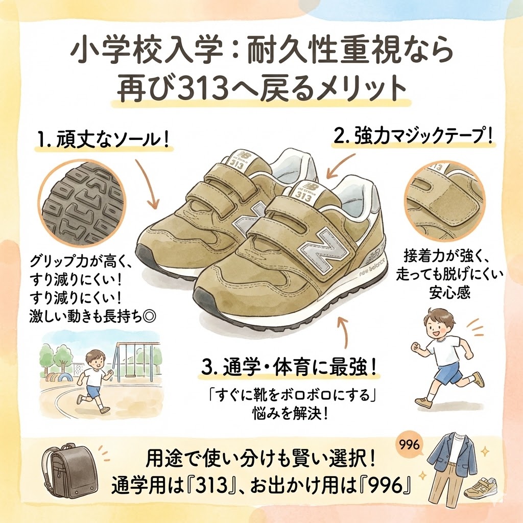 小学校入学：耐久性重視なら再び313へ戻るメリット