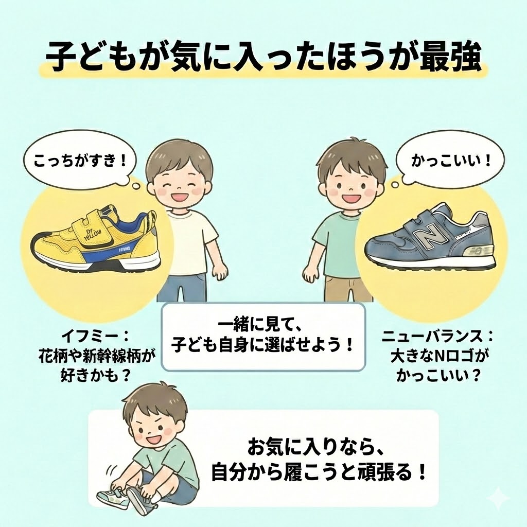 結局どっち？自分で履く練習には子どもが気に入ったほうが最強説
