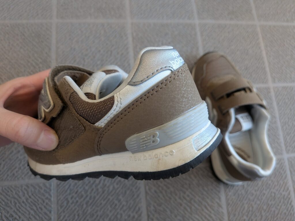 ニューバランス313のかかと
