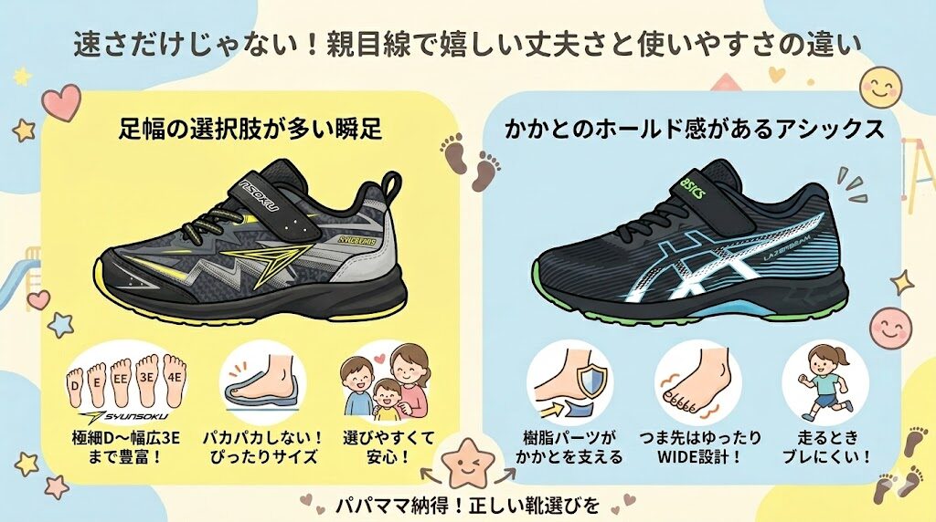 速さだけじゃない!親目線で嬉しい丈夫さと使いやすさの違い