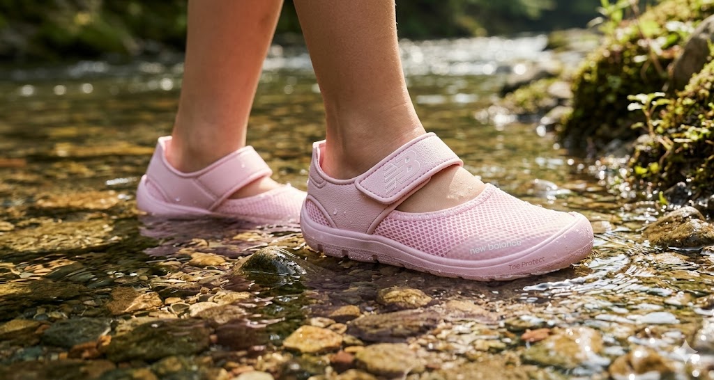 ニューバランス208を履く子ども