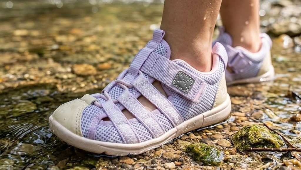 イフミーウォーターシューズを履く子ども