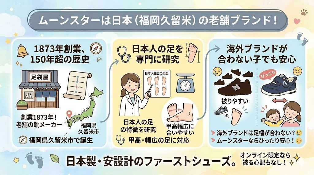 ムーンスターは日本の老舗ブランド